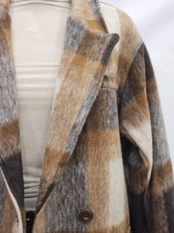 Cappotto doppio petto fantasia