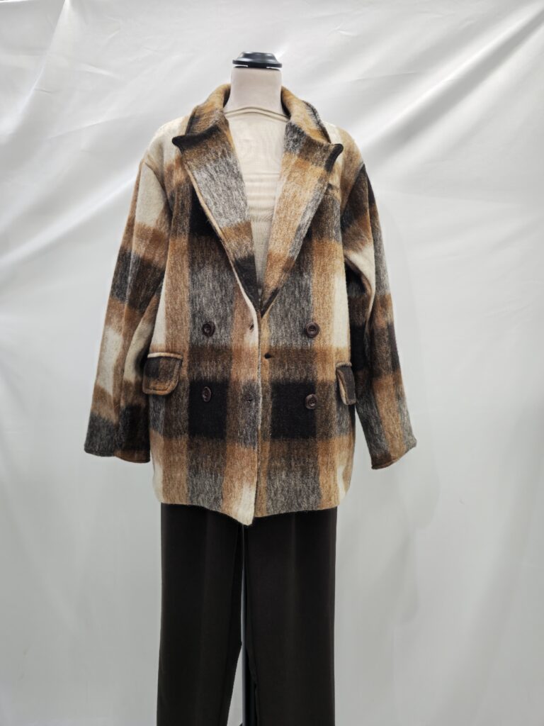 Giacca doppio petto fantasia