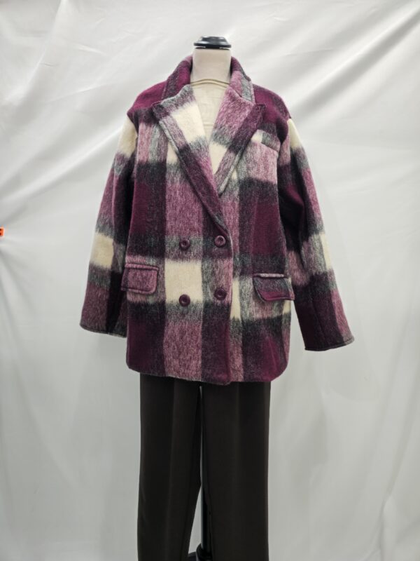 Giacca doppio petto fantasia