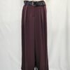 Pantalone palazzo con pinces e cintura