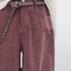 Pantalone baggy con cintura