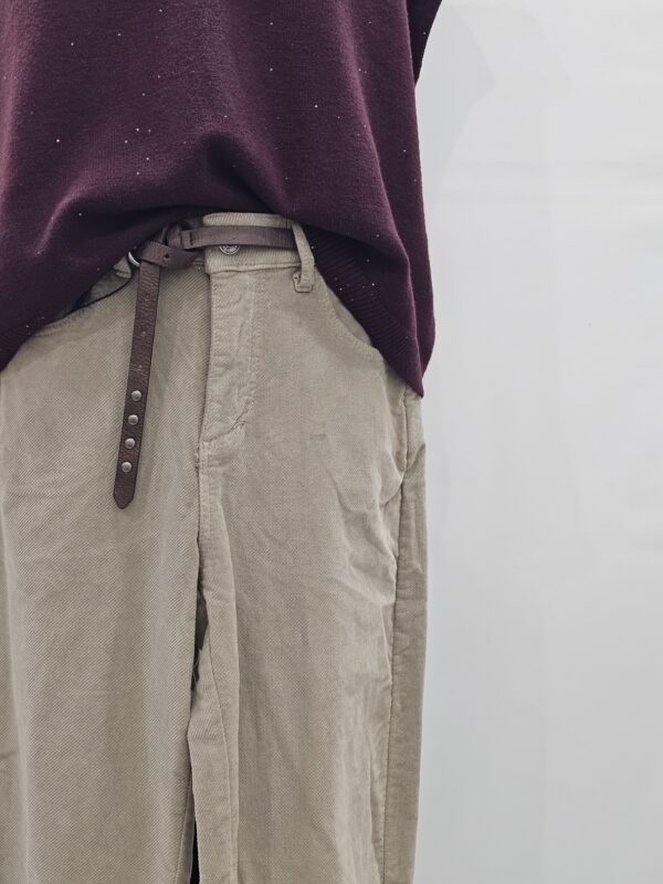 Pantalone baggy con cintura