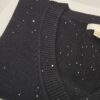 Magia gilet con micro paillettes