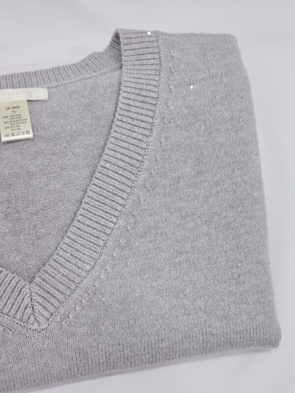 Magia gilet con micro paillettes