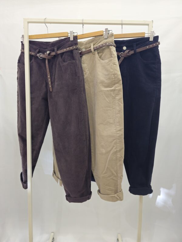 Pantalone baggy con cintura