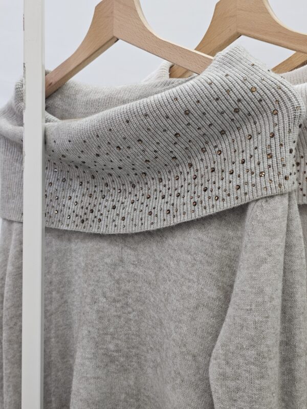 Maglia schiffer con strass