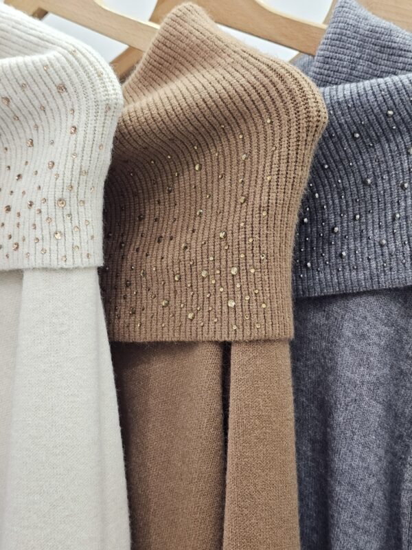 Maglia schiffer con strass