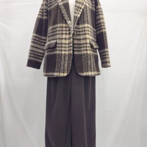 Giacca lana cotta scozzese