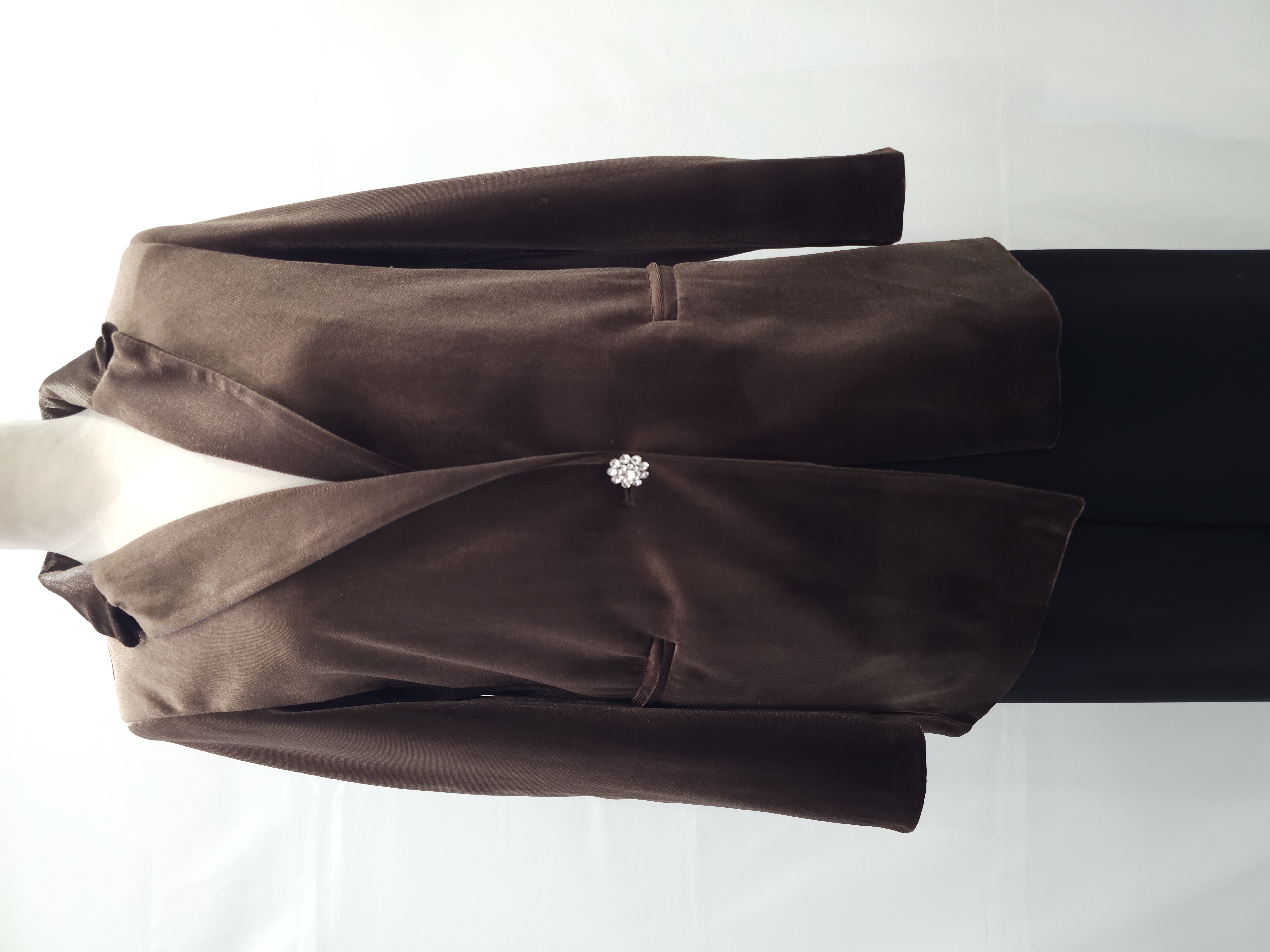 Giacca in velluto rasato