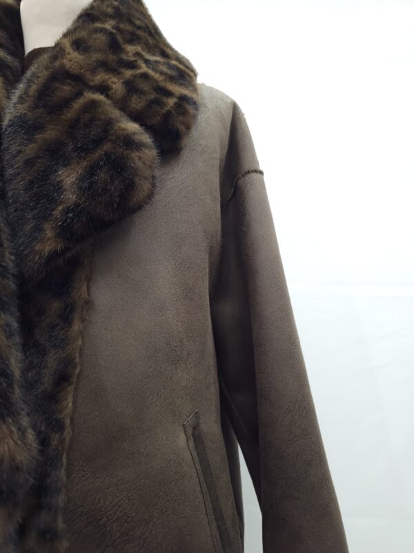 Giacca double face maculata