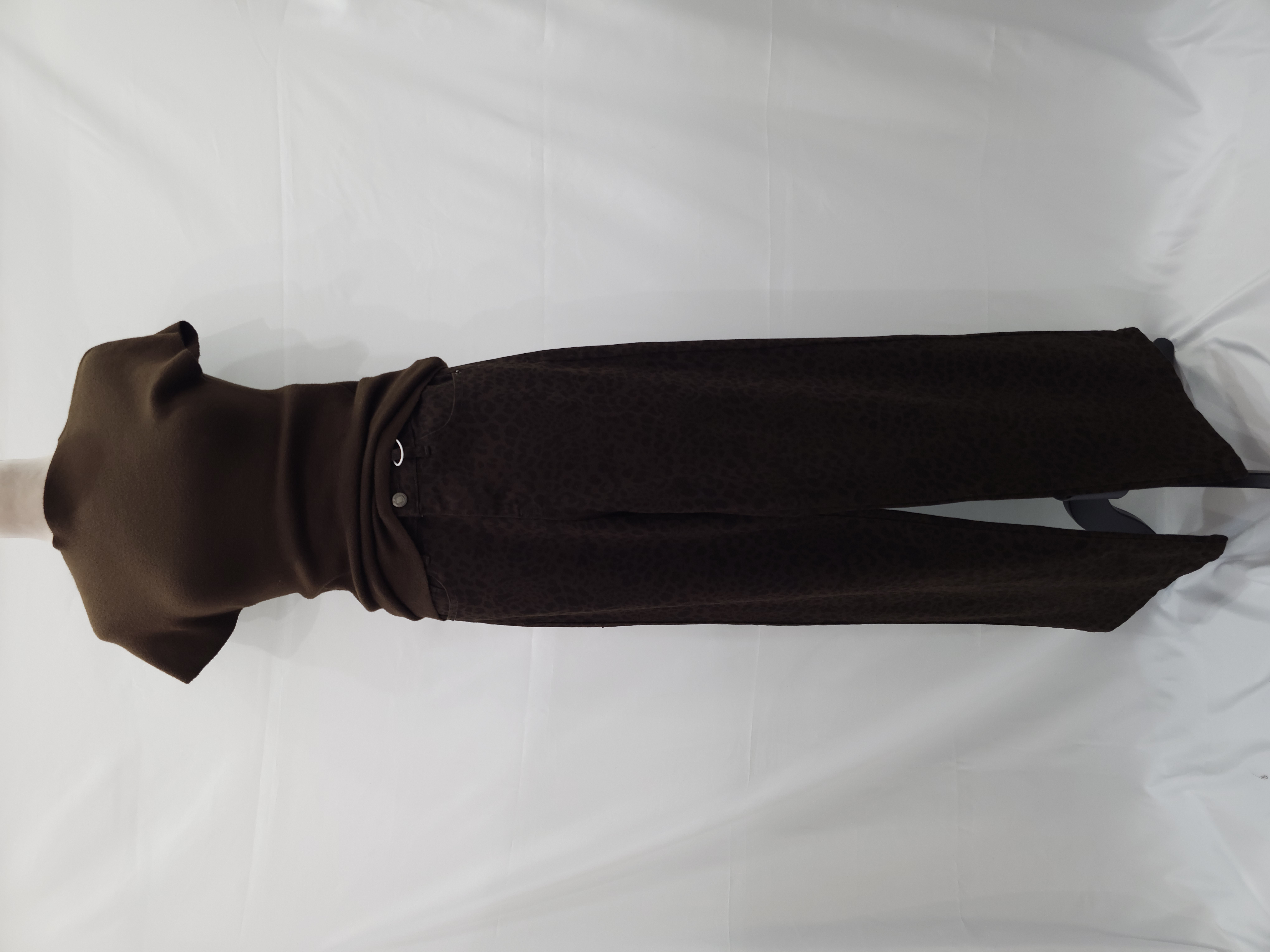 Jeans zampa maculato